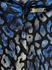 Guess Midnight Blue Leopard Bársony Ruha