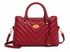 Guess Jayden Satchel bordo steppelt kézitáska