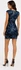 Guess Midnight Blue Leopard Bársony Ruha