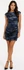 Guess Midnight Blue Leopard Bársony Ruha