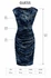 Guess Midnight Blue Leopard Bársony Ruha