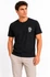 Jack & Jones Premium Floral Black Wide Fit férfi póló 