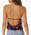 Tommy Jeans női trópusi mintás pántos top