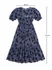 Pepe Jeans Blue Bloom Maxi Ruha - S