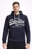 Superdry férfi pulóver - indigó hatású kapucnis hoodie 