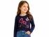 Desigual Butterfly Heart hosszú ujjú kislány felső