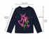 Desigual Butterfly Bloom hosszú ujjú kislány felső