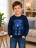 Desigual LED-es robotos fiú pulóver